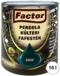Festék Bázis Factor Pergola zöld 10 l kültéri fafesték 714 (714)