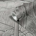 NOVAMUR Levélmintás szürke színű vlies tapéta Jackie 81602 81602 (81602)