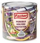 Festék Bázis Factor Pergola ezüst nyír 2, 5 l kültéri fafesték 692 (692)