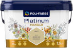 POLI-FARBE Platinum Foltálló bronz sás színű 2, 5l beltéri latex falfesték 2050102008 (2050102008)
