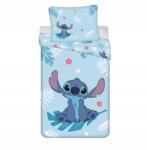 Jerry Fabrics Pamut ágyneműhuzat 140x200 Lilo és Stitch kék párnahuzat 70x90 (Pościel lilo sticz stitch stich)