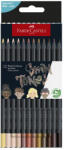 Faber-Castell Színes ceruza FABER-CASTELL Black Edition háromszögletű fekete testű testszín 12 darabos (FC116414) - papir-bolt