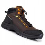 SWOLX Férfi munkavédelmi cipő, Size 46, légáteresztő, Swolx S3 ESD, nubuk bőr, barna (01-188-46)