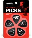 D'addario D'Addairo 1CBK6-10JS Joe Satriani Signature Fekete és Fehér Gitár Pengető 10 Darab