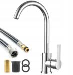 Maibang Magas krómozott konyhai csaptelep - 360°-ban elforgatható, elegáns és tartós (K3032)