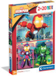 Clementoni A Vasember és szupercsapata Hero Squad 2x20 db-os puzzle Clementoni (24828)
