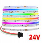 pcblab. io Digitális Led szalag Cob Wled WS2814 Rgbic Fehér semleges 784 LED/m 24V 5m (Adresowalna taśma LED WLED SWLED WS2814)