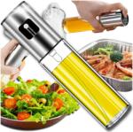  Permetező Spray Olaj Adagoló Ecet Olaj Konyhai Sütés Ételek (SPRYSKIWACZ DOZOWNIK DO OLEJU OLIWY SREBRNY)