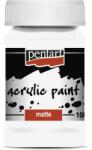 Pentart matt akril festék, fehér, 100 ml