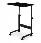 ModernHOME Mobil Laptop asztal ModernHome - Állítható magasság és kerekek (PJJCT0135-60A BLACK)