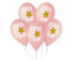  Born to Shine Pink léggömb, lufi 5 db-os 13 inch (33 cm)
