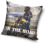  Motor On The Road párnahuzat 40x40 cm