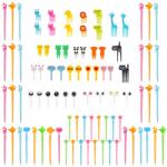  Snack Villák Gyerekeknek Gyümölcsvilla Élelmiszer Villa 90DB (Widelce do owoców 90szt)