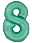  Menta 8-as Mint Mat szám fólia lufi 76 cm