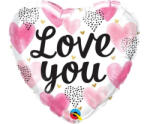  Szerelem Hearts fólia lufi 46 cm