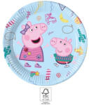 Peppa Pig Messy Play papírtányér 8 db-os 23 cm FSC