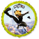  Katicabogár és Fekete macska kalandjai Cat Noir fólia lufi 46 cm (WP)