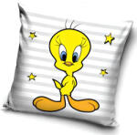  Bolondos Dallamok Tweety párnahuzat 40x40 cm Velúr - tisztitoszertrendelek