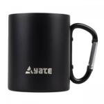 Yate Color Bögre karabinerrel fekete