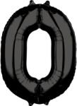  Black Szám 0 Fólia lufi 66x50 cm (DPA3884101) - sandori