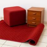 Látvány Textil Bordó apró mintás kész szőnyeg 50x130cm