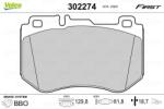 VALEO Set placute frana VALEO 302274 (302274)