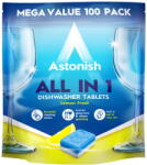 ASTONISH Tablete pentru Masina de Spalat Vase 100buc