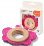 Babyono Hen Butterfly Szilikon Fa Rágóka (1075/01)