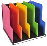 Exacompta Dokumentum szortírozó, műanyag, 4 részes, álló, EXACOMPTA "Modulotop Iderama®", színes (390914D) - iroszer24