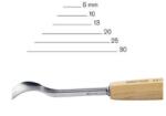pfeil tools Dalti sculptura profesionale seria 10 Pfeil, Dalta ascutita pe o singura parte, 13 mm Dalta