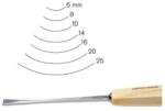 pfeil tools Dalti sculptura profesionale seria 7F Pfeil, Dalta ascutita pe o singura parte, 14 mm Dalta