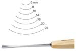 pfeil tools Dalti sculptura profesionale seria 7F Pfeil, Dalta ascutita pe o singura parte, 20 mm Dalta