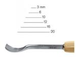 pfeil tools Dalti sculptura profesionale seria 1a Pfeil, Dalta ascutita pe o singura parte, 20 mm Dalta
