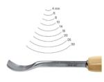 pfeil tools Dalti sculptura profesionale seria 7a Pfeil, Dalta ascutita pe o singura parte, 14 mm Dalta