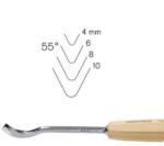 pfeil tools Dalti sculptura profesionale seria 14a Pfeil, Dalta ascutita pe o singura parte, 10 mm Dalta