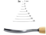 pfeil tools Dalti sculptura profesionale 2a Pfeil, Dalta sculptura seria 2a, 25mm Dalta