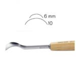 pfeil tools Dalti sculptura profesionale seria 28 Pfeil, Dalta ascutita pe o singura parte, 10 mm Dalta