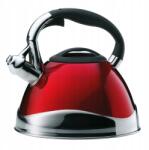 Kela Sípoló vízforraló Varus, rozsdamentes acél 3 l, piros (KE-11658)