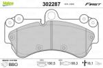 VALEO Set placute frana VALEO 302287 (302287)