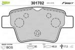 VALEO Set placute frana VALEO 301702 (301702)