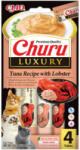 Inaba Foods INABA Churu Luxury, Ton și Homar, plic recompense fără cereale pisici, (piure), 56g