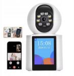  elektronikus bébiőr WiFi kamerával, kijelzővel, forgatható kamerával (NIANIA ELEKTRONICZNA KAMERA)