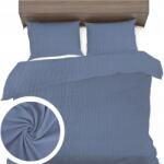 Sense Muszlin ágyneműhuzat 200x200+2x70x80 Ágyneműhuzat Kék natúr (blue muslin)