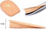  Bézs Gyerek És Fiatal Sarokemelő 1 cm Sarokbetét 10 mm 30-36 (ORTOPEDYCZNE PODPIĘTKI HEEL CORK KLINY 1 CM)