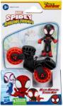 Spider-Man Spiderman Set Motocicleta Si Figurina Miles Morales Spider Man 6cm (f3714_f4002) Figurina