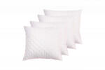 Somnart Set 4 perne matlasate Somnart, 70x70 cm, microfibra cu fibre de carbon (SET.4PER.MFBCB.70X70.R5)