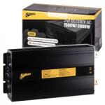 Kamar Convertor Tensiune Auto, Invertor 24V DC la 230V AC, Putere 1500W-3000W, Unda Modificata, Priza Schuko, USB (E1929)