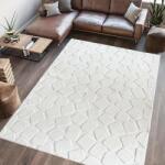 Heinner Covor, model in relief, Stone, 120x160 CRM (HR-STNRUG120-CRM) - Technodepo Covor