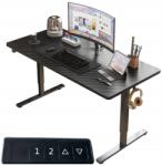 Rebiko Elektromos emelhető íróasztal Fekete 120 cm Állítható Modern 72-118 cm (Biurko Elektryczne Regulowane 120x60)