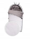 BabyMatex Hálózsák babakocsihoz Cocoon, ezüst (1760796)
